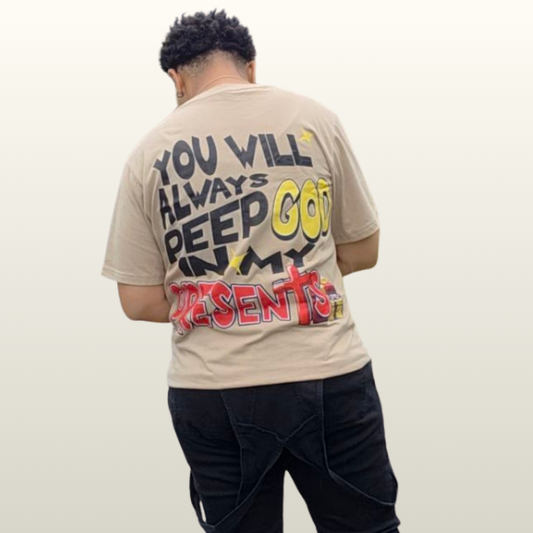 God's Presents Tee - Tan