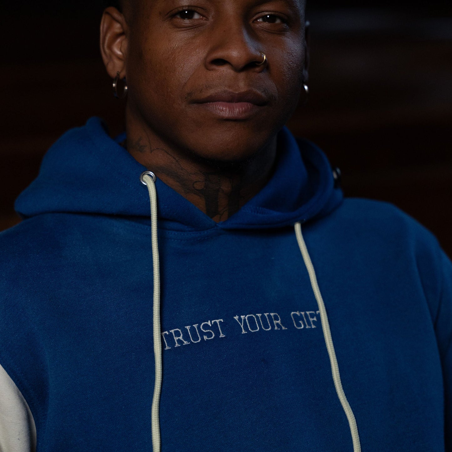 Oversized - Classic Heavyweight Hoodie - Royal Blue