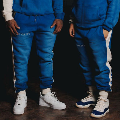 Oversized Heavyweight Joggers - Royal Blue
