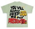Over sized - God's Presents Tee - Olive